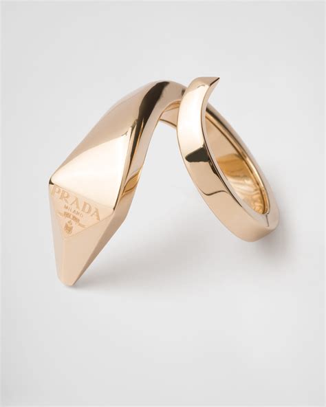 prada gold ring